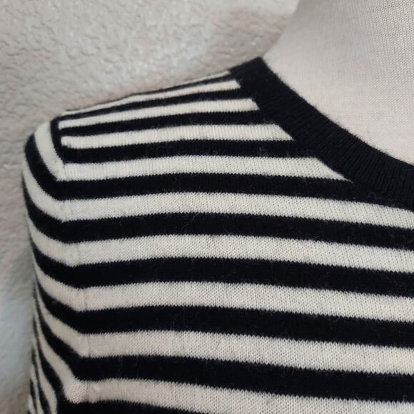Talbots Black & White Wool Blend Size M - Picture 4 of 12